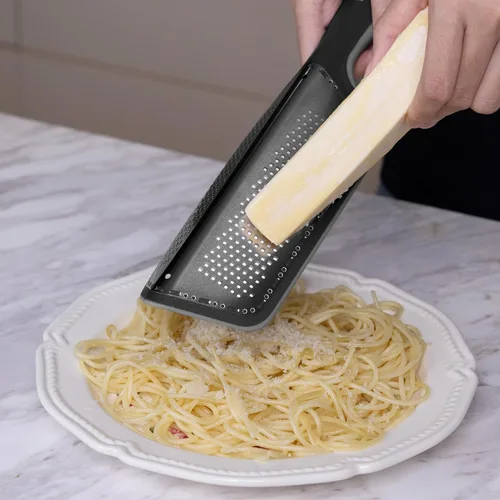 Miniatura 8 de Cohesion Zester - Rallador de doble cara para cocina, herramienta de cocina de limón para queso, cítricos, ajo, jengibre, nuez moscada, chocolate