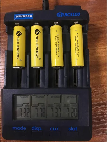 Miniatura 2 de Baterías de luz solar AA Ni-Cd AA 600mAh 1.2V baterías recargables AA baterías recargables para luces solares lámpara solar (paquete de 12)