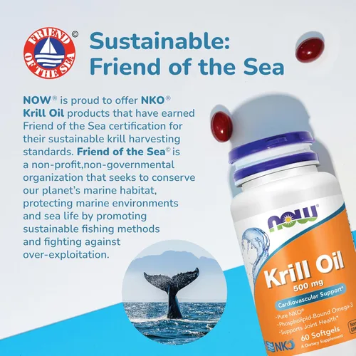 Miniatura 6 de Aceite de krill Now Foods Neptune, ANO-018, 60, 1, 1