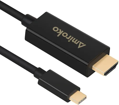 Miniatura 2 de Cable USB C a HDMI de 6 pies, USB 3.1 tipo C (compatible con Thunderbolt 3) a HDMI 4K cable para MacBook Pro 2016, MacBook de 12 pulgadas