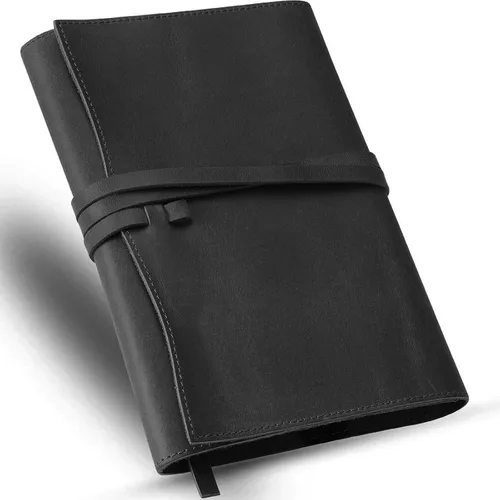 Miniatura 7 de Jack&Chris Funda de Cuero para Biblia, Funda de Libro de Cuero para Hombres y Mujeres, Funda para Biblia con Correa Portabiblia Regalos, JC61-8L