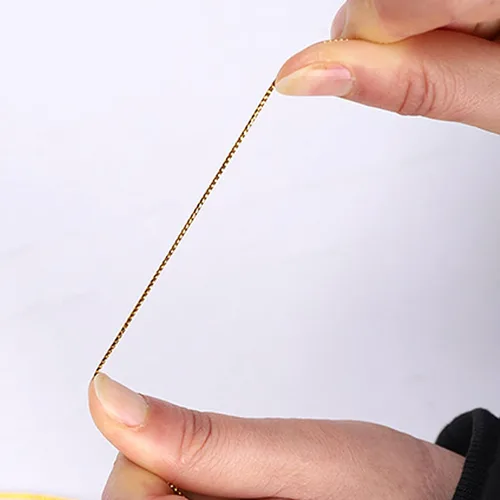 Miniatura 2 de Cuerda metálica de oropel para colgar adornos de Navidad, decoración, manualidades y envoltura de regalos, 0.059 in, 110 yardas (dorado)