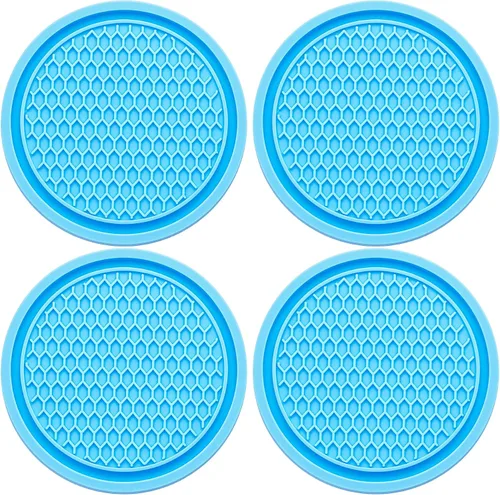 Miniatura 22 de 2 piezas posavasos para portavasos de automóvil, posavasos universales antideslizantes para portavasos de automóvil, 2.75 pulgadas posavasos