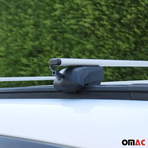 Miniatura 3 de Portaequipajes para Mazda CX-50 2023-2025 Barras transversales gris hierro 2 piezas