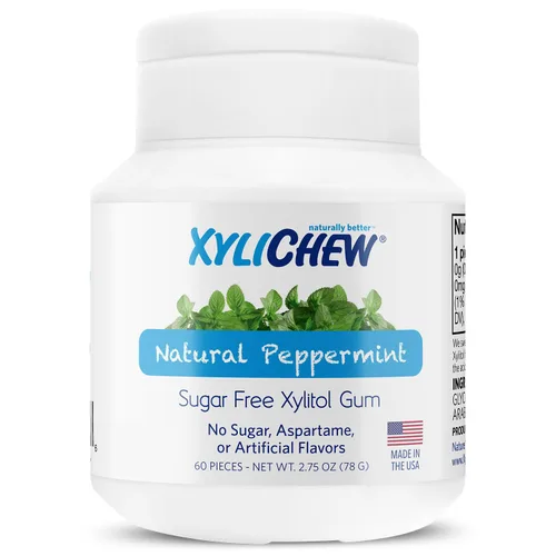 Miniatura 8 de Xylichew - Botes de goma de mascar 100% xilitol, sin OMG, gluten, aspartame y goma sin azúcar, cuidado bucal natural, alivia el mal aliento