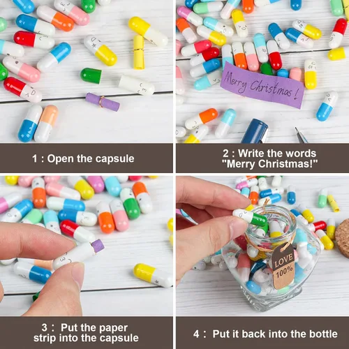 Miniatura 4 de Letras de cápsula con mensaje en una botella, regalo para el día de San Valentín para mujeres, relaciones de larga distancia, regalos para novio