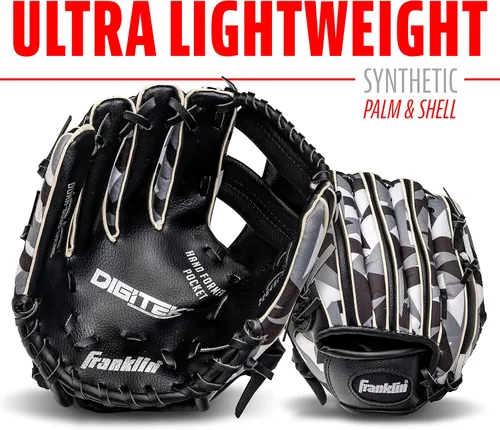 Miniatura 4 de Franklin Sports Kids Baseball Gloves - RTP Child's Tball Glove - Boys + Girls Teeball Mitt Set - Kids + Toddler - Right or Left Hand Throw - 9.5