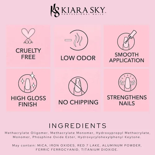 Miniatura 7 de Kiara Sky Esmalte de uñas de gel Soak Off de 0.5 onzas líquidas, FANCIFUL MUSE (G553)