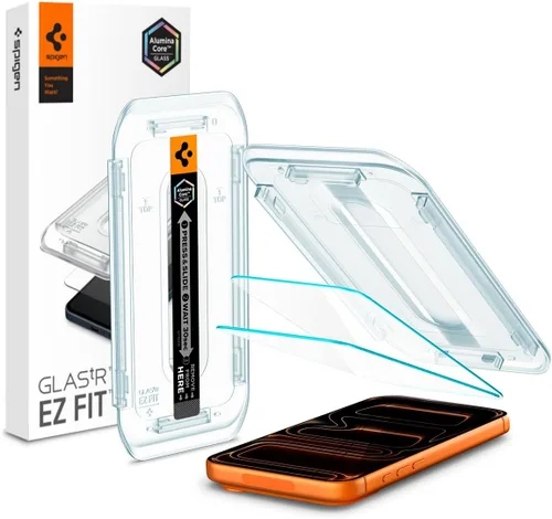 Miniatura 18 de Spigen AluminaCore - Protector de pantalla de vidrio templado [Glas.tR EZ Fit] diseñado para iPhone Air [Paquete de 2], dureza 9H+, durabilidad
