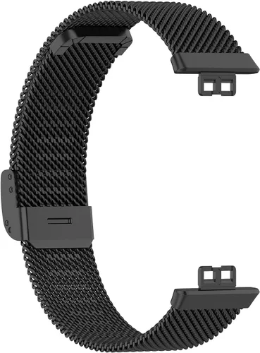 Miniatura 4 de Bandas de metal compatibles con Huawei Watch Fit Special Edition B39 Band para mujeres y hombres, correa de malla de acero inoxidable de repuesto