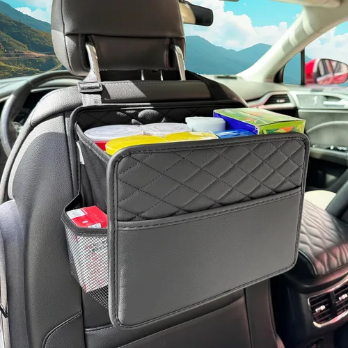 Miniatura 8 de Witaxima Organizador de asiento trasero de automóvil mejorado con bolsillos de almacenamiento, organizador multiusos para colgar del automóvil