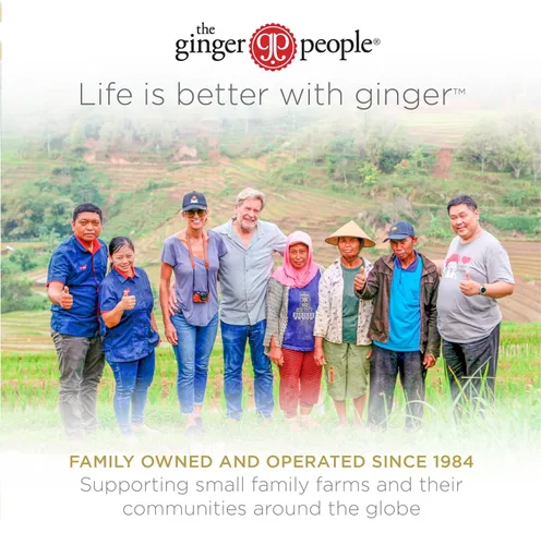 Miniatura 5 de GIN GINS - Caramelos masticables de jengibre y limón – Caramelo de jengibre fresco natural de The Ginger People – Caramelo saludable envuelto