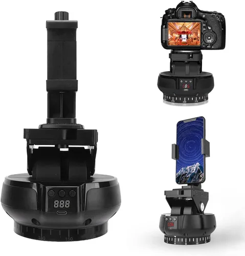 Miniatura 7 de Cabezal de bola de trípode panorámico motorizado de 2.4G, cabezal de inclinación panorámico motorizado automático con interfaz de liberación