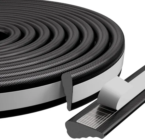 1 paquete*9.8 pies de cinta adhesiva en forma de cuña de espuma para sellado de ventanas y puertas, relleno para la abertura del marco exterior de