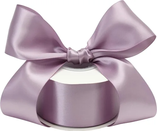 Miniatura 28 de Cinta de Satén Rojo Vino de 2 Pulgadas Cinta Gruesa de Doble Cara para Envolver Regalos Decoración de Bodas Ramo de Novia Baby Shower Decoraciones