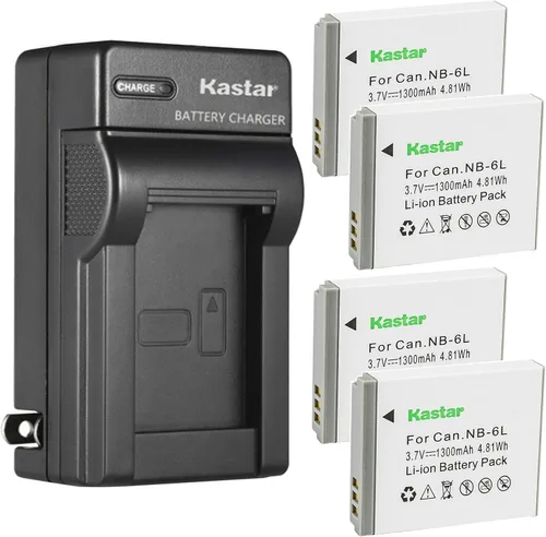 Miniatura 7 de Kastar Reemplazo del cargador de batería de pared de CA para Canon PowerShot S120, PowerShot SD770 es, PowerShot SD980 es, PowerShot SD1200 es
