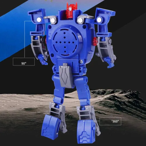Miniatura 4 de Creative Robot Transformer - Reloj de pulsera digital para niños de 2 a 14 años, color azul, Digital