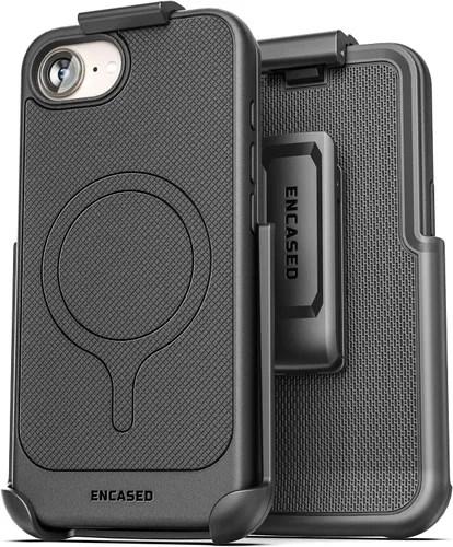 Miniatura 16 de Funda para cinturón Encased iPhone 11 con clip (Blindaje delgado) Funda de agarre delgada con cartuchera - Negro