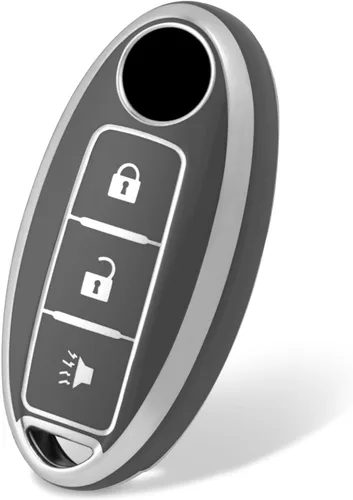 Miniatura 11 de Premium Soft Silicone for Infiniti 3 Buttons Key Fob Cover,Heavy-Duty Keychain with Cover Case Compatible with Nissan Altima Sentra Rogue Armada