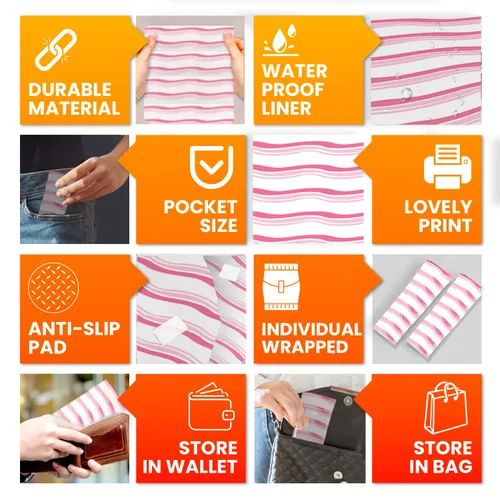 Miniatura 4 de 20 fundas de asiento de inodoro extragrandes desechables para niños y adultos, fundas de inodoro desechables para viajes, fundas de asiento de Ondas