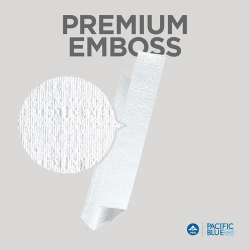 Miniatura 5 de Pacific Blue Select Premium 23000 - Toallas de papel de dos capas en C-Fold de GP PRO (Georgia-Pacific), color blanco, 120 toallas por paquete, 12