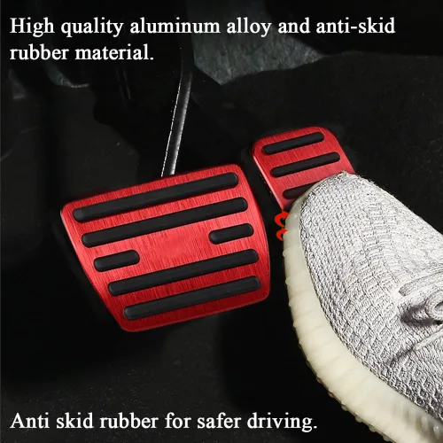 Miniatura 2 de Rifoda para Honda Civic Pedal de Acelerador y Freno Cobertura Antideslizante Compatible con 10ª Gen Civic 2021 2020 2019 2018 2017 2016 Juego de Azul