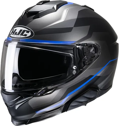 Casco de motocicleta HJC i71 Nior Natural, aprobado DOT (MC2SF, Mediano)