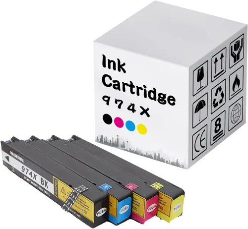 Miniatura 10 de Cartuchos de tinta 974X 974X 974 remanufacturados de alto rendimiento 974X 974 para cartuchos de tinta 974X para impresora HP Pagewide 352DW MFP