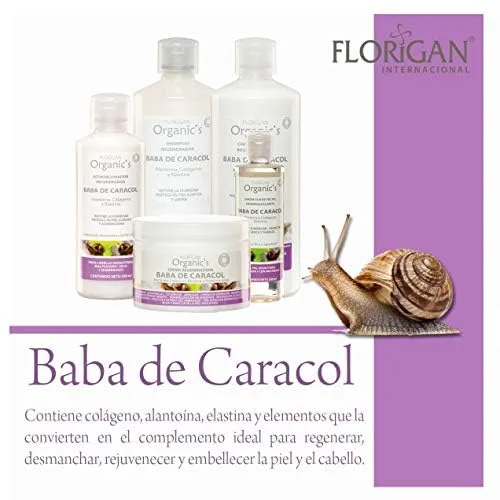 Miniatura 5 de Florigan Champú Hidratante Baba de Caracol 1lt.
