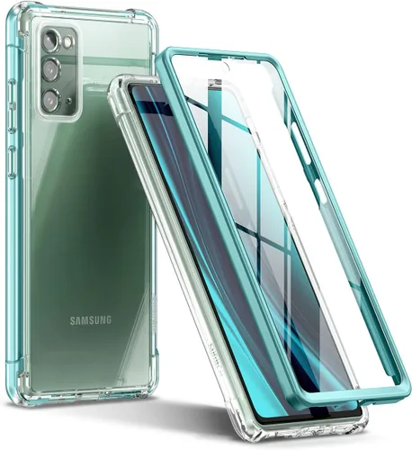 Miniatura 10 de SURITCH Funda transparente para Samsung Galaxy Note 20 (solamente) de 6.7 pulgadas, [protector de pantalla integrado], protección de cuerpo