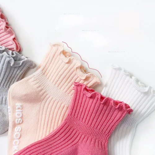 Miniatura 3 de Calcetines vintage de encaje con volantes para niñas pequeñas