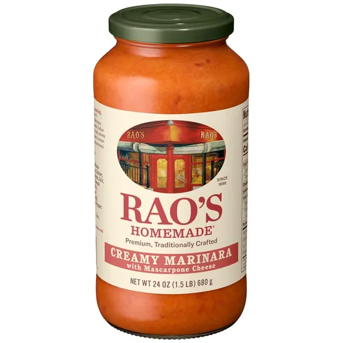 Miniatura 38 de Rao's Homemade Salsa de tomate, Tomate y Albahaca, 24 onzas, salsa versátil para pasta, bajo en carbohidratos, totalmente natural, calidad premium