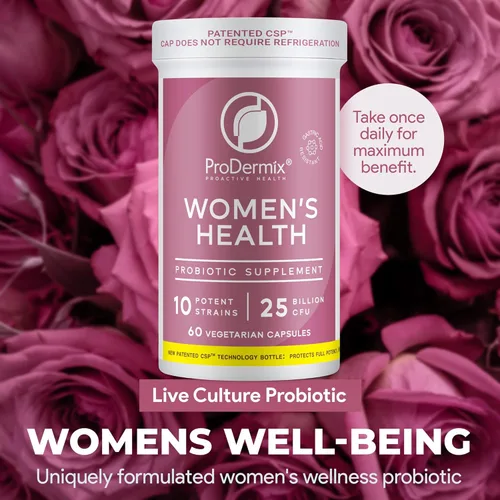 Miniatura 7 de Probióticos para mujeres, probióticos vaginales, promueve el equilibrio del pH, salud UT, 25 mil millones de UFC, suplemento para mujeres una vez al