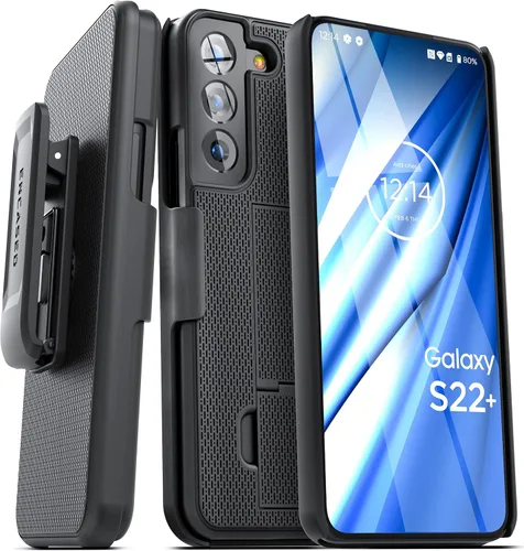 Miniatura 17 de DuraClip - Funda para Samsung Galaxy S22 con clip para cinturón, funda delgada con funda (S22)