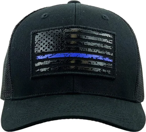 Miniatura 2 de Funky Junque Gorra de béisbol ajustable para hombre, diseño de bandera americana, 5 paneles
