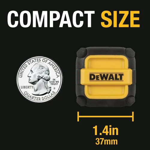 Miniatura 2 de DEWALT Cargador USB NeverBlock de Servicio Pesado, Adaptador de Cargador de Pared de Puerto Dual Angulado de 12W, Enchufe Plegable, Ladrillo de Caja