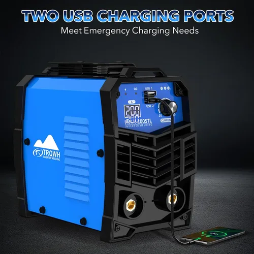 Miniatura 3 de TRQWH 200A Mini máquina de soldadura 110V Stick Soldador ARC Máquina IGBT Inverter MMA soldador Tig/Mig Máquina de soldadura portátil arranque
