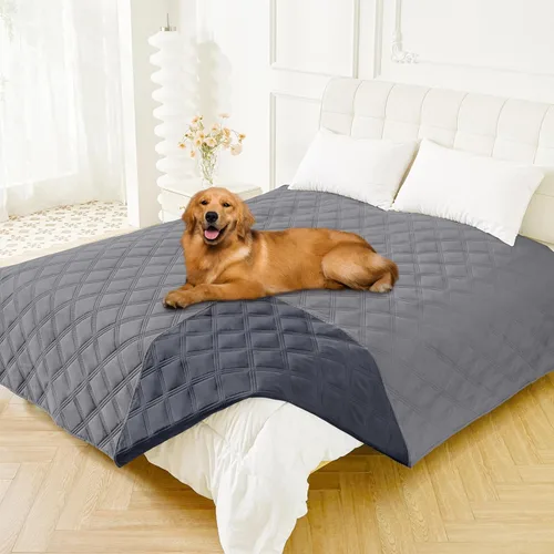 Miniatura 134 de Smiry Funda Impermeable para Cama de Perro, Manta Suave Reversible para Mascotas, Lavable a Prueba de Fugas para Gatos y Perros, Funda para Sofá