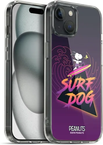 Miniatura 126 de Head Case Designs Peanuts Tropical Surf Snoopy Aloha Disco Gel Funda con licencia oficial [protección de grado militar] compatible con Apple iPhone