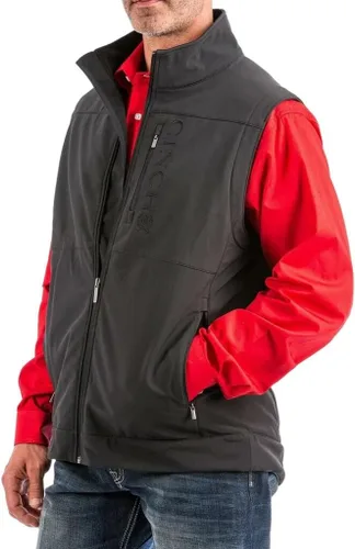 Miniatura 2 de Cinch Chaleco Softshell para hombre con bolsillos ocultos de transporte, Negro