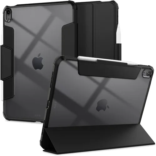 Miniatura 18 de Spigen Funda para iPad 10.2, iPad de 9ª/8ª/7ª generación (2021/2020/2019), Ultra Hybrid Pro con parte trasera transparente y soporte para lápices