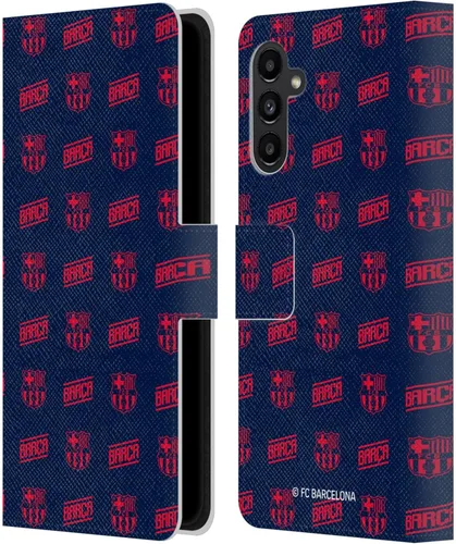 Miniatura 190 de Head Case Designs Funda de piel con licencia oficial del FC Barcelona Barca Crest Graphics para Samsung Galaxy A06 4G