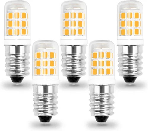Miniatura 8 de ZHENMING Bombilla E14 E14 de base europea de 2.5 W, igual a 30 W, bombilla halógena E14, regulable CA 110 V-130 V, blanco cálido, 3000 K, 270