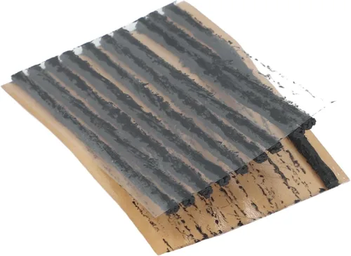 Miniatura 8 de Keenso Tiras de goma para reparación de neumáticos de coche, 100 unidades de 3.937 x 0.118 in, para reparación de pinchazos de neumáticos, sin