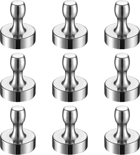 Miniatura 7 de BTLIN Imanes para nevera, pequeños y fuertes, mini pines magnéticos para cocina, refrigerador, pizarra magnética, pizarra blanca, oficina, paquete