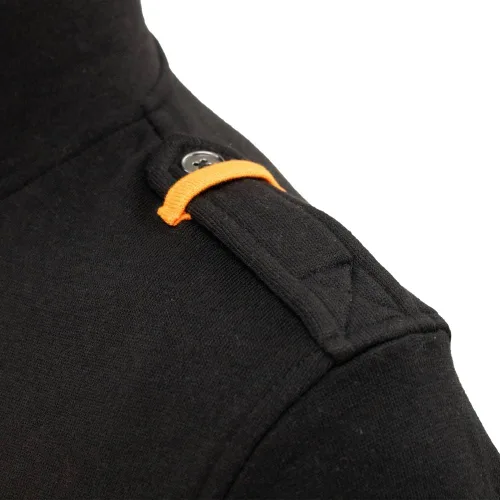 Miniatura 4 de Ripple Junction Naruto Shippuden Men's Authentic Full Zip Hooded Sweatshirt wChest Pockets Black Orange Officially Licensed