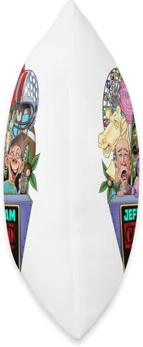 Miniatura 2 de JEFF DUNHAM Columbus, OH (2023) - Almohada de 16 x 16 pulgadas, multicolor