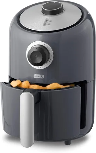 Miniatura 9 de DASH Horno freidora de aire compacto con control de temperatura, canasta antiadherente para freír, guía de recetas + función de apagado automático