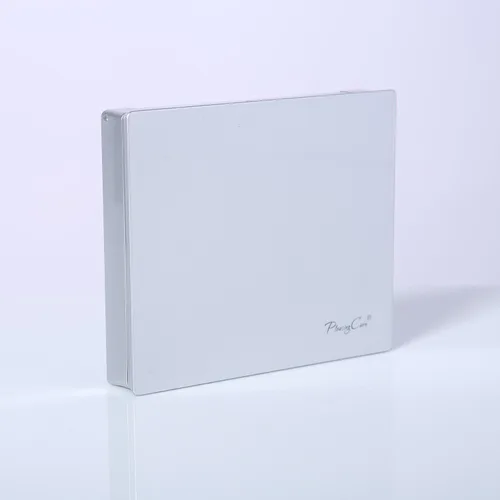 Miniatura 5 de Espejo de maquillaje con hojas de papel secante de aceite facial, té verde, 100 unidades, espejo de viaje cosmético plegable compacto plateado