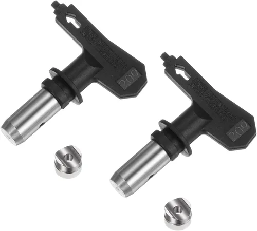 Miniatura 110 de uxcell 2 puntas de pulverización reversibles para pulverizador sin aire, 109 puntas de boquilla de pulverización de pintura, piezas de máquina